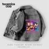 Chaqueta de Mezclilla de Bruja Cazadora de Kpop Nueva para Niños Otoño Primavera Otoño Delgado Mediano Grande Niños Principios de Otoño Tops Ropa de Otoño