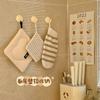 Gancho de cola de gato, lindo, creativo, sin perforaciones, para baño, cocina, puerta trasera, dormitorio, niña, anillo para el cabello, collar, toalla de mano, gancho adhesivo