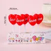 Estilo ins decoração de bolo de aniversário de desenho animado velas flores chapéus de festa urso de pelúcia rosto sorridente corações velas de aniversário infantil