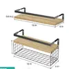 En Stock Estilo Europeo Estante Decorativo Flotante Divisor de Baño Estante de Almacenamiento Cocina Sala de Estar Hierro Forjado Montado en Pared Estante de Exhibición de Adornos