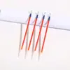 Recambios de Pluma Desaparecible a Alta Temperatura, 100 Piezas, Pluma Desvanecible de Varilla Gruesa, Pluma de Posicionamiento para Dibujo a Mano en Tela, Recambios de Pluma Marcadora Resistentes al Calor para Tela de Ropa y Zapatos