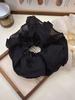 Scrunchie de Rede Dupla Plissado Oversized Estilo Francês com Toque de Luxo para Rabos de Cavalo, Novo Prendedor de Cabelo Feminino 2026