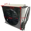 Disipador de calor del congelador del refrigerador Condensador Red de enfriamiento de cuatro capas Red de enfriamiento dividida plegable de cinco capas Aleta de disipación de calor Aspa del ventilador del motor