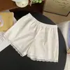 5079 Pantalones Cortos de Algodón Finos de Verano para Mujer, de Cintura Media, Holgados, Casuales, para el Hogar, Adecuados para Usar al Aire Libre, Leggings para Niñas, Ropa de Dormir