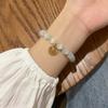 Pulsera de Cuentas con Colgante de Durazno Marca Ojo de Gato Fu Diseño Nicho Femenino Pulsera de Lujo Ligero de Alta Gama para Verano