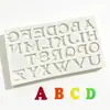Molde de Silicona de 26 Letras Mayúsculas Inglesas Molde para Decoración de Pasteles Fondant Chocolate Molde para Hornear DIY