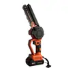 Motosierra de Cadena de Litio Inalámbrica de 6 pulgadas 8 pulgadas Sierra de Cadena Manual para Exteriores Eléctrica Pequeña para el Hogar Sin Escobillas de Una Mano