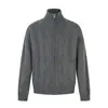 Retro Americano Trenzado de Cáñamo Textura Retorcida Tejido de Punto Prendas de Punto para Hombres y Mujeres Otoño e Invierno 2025 Nuevo Cárdigan Chaqueta Informal