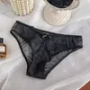 Estampado de Leopardo Ebrio ~ Bragas de Encaje de Satén Hueco Francés Atractivo Femenino Malla con Estampado de Leopardo Calzones para Mujer