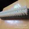 Máquina etiquetadora de producción de fábrica cepillo sello parada de polvo cepillo de tira gris cepillo de limpieza de tira de nylon cepillo de tira de madera