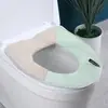 Almofada Grossa para Assento de Vaso Sanitário Estilo Europeu Capa de Vaso Sanitário Doméstica Outono e Inverno Impermeável Universal para Todas as Estações Vaso Sanitário Lindara