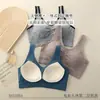 Sujetador Deportivo de Espalda Ancha para Mujer de 40-100 kg, Ropa Interior con Copa Fija, Chaleco Tubo, Transpirable, Tallas Grandes para Mujeres con Curvas
