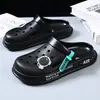 Sandalias de suela gruesa para hombre, zapatos de verano 2023, antideslizantes, informales, de suela blanda, para playa.