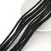 2024 Nuevo Color Dorado Hilo Trenzado de Cuerda de 4 Hilos 5mm DIY Pulsera de Alambre Semi-Terminada Accesorios de Joyería de Cuerda de Cuero