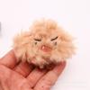 Broche Nuevo Lindo Pequeño de Lana Muñeca Muñeca Afro Sombrero Bufanda Bolsas Accesorios Nube Pequeña DIY