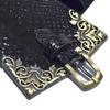 Cinturón Negro Estilo Étnico Retro para Mujer Cinturilla Elástica Ancha Casual para Mujer El Más Fácil de Combinar Decorativo con Textura de Cocodrilo