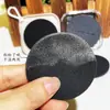 Esponja para Polvo Húmedo y Seco de Doble Uso Fabricada en Fábrica, Borde Redondeado, Cuero Negro, para Base Líquida Snbr y Crema BB