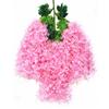 Tiras de Flores Decorativas para Boda, Flor Simulada Flor de Frijol Glicina, Glicina Popular de Techo Galería Larga Venta al por Mayor Flor de Glicina Larga Simulada