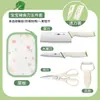 Cuchillo para picar y tabla de cortar para bebés y niños pequeños, herramienta de cocina para niños dos en uno, juego completo de tabla de cortar y cuchillo para alimentos complementarios