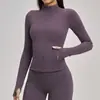 Jaqueta de Yoga Escovada Transfronteiriça Manga Longa Zíper Bolso com Aba Calça Justa Top Esportivo para Corrida Fitness ao Ar Livre para Mulheres 4510