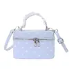 Bolsa Cuadrada Pequeña de Lunares Estilo Coreano Linda y Dulce Modelo Nuevo Verano 2026 para Mujer, Bolso de Hombro Cruzado de Nicho a la Moda y Tendencia