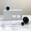Adornos de Geometría Moderna Estudio Abstracto Sala de Estar Habitación Modelo Hogar Minimalista Azul Blanco y Negro Arco Decoración Suave Precio Especial