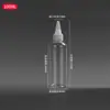 Botella Dosificadora de Plástico Transparente para Mascotas, Punta Dosificadora, 50 60 100ml 500 1000ml, Venta al por Mayor