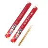 Palillos Desechables, Fundas para Palillos, Papel Kraft, Palillos Carbonizados Naturales, Palillos para Sushi para Llevar de Restaurante Comerciales al por Mayor