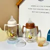 Mamadeira de bebê em caixa, anti-engasgo, anticólica, frasco de PC, mamadeira com bico de palito de gargalo largo para bebê, produtos para mãe e bebê
