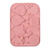 Vários moldes de silicone DIY de séries de Natal para gelatina, bolo mousse, sabonete, aromaterapia e pudim