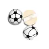 Cuentas Sueltas de Bola de Madera Fútbol Rugby Béisbol Baloncesto Tenis Cuentas DIY Pulsera Collar Accesorios de Joyería