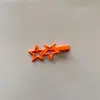 Estilo coreano clip BB de estrella de cinco puntas para colorear DIY accesorios para el cabello pasador lateral para niños accesorios para el cabello