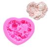 Molde de Silicone de Boneca Anjo Amor Rosa Molde Decorativo para Bolo Dobrado Açúcar Chocolate Molde de Assar DIY