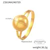 Pulsera de moda europea y americana pulsera de acero de titanio hueca de bola grande diseño de personalidad exagerada joyería al por mayor chapada en oro de 18k