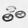 Adecuado para Mazda Axela Atenza Cx4 Cx5 Cubierta Decorativa Adhesiva para Emblema de Volante Modificado
