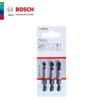 BOSCH BOSCH Ponta de chave de fenda de cabeça única resistente a impacto 3 Peças PH1/2/3 * 50mm 2608522491