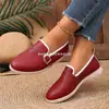 Sapatos de Feijão Cruzados Europeus e Americanos Versátil Europeu e Americano Primavera Tamanho Plus Confortável Comércio Exterior 2026 Bico Redondo Moda Novo Estilo Atacado Tamanho Plus