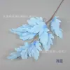 Materiais Florais para Casamento, Ramo Único de Pinheiro Pavão, Decoração de Casa, Exibição em Mesa de Centro e Mesa de Jantar, Decoração de Fundo para Salão de Casamento, Plantas Verdes Artificiais