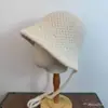 Sombrero Loli Otoño e Invierno con Ranura Trasera, Sombrero de Pescador con Correa de Punto de Piña, Sombrero de Cubo Moderno y Versátil, Sombrero de Ala Corta que Muestra la Cara