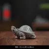 Hermano Qing Creativo Tortuguita Filtro de Té Integrado Mascota de Té para el Hogar Adorno Juego de Té para Jugar con Té Amigable con las Mascotas Accesorios