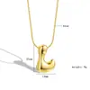 10 Piezas Mínimo 3% de descuento Transfronterizo Globo Burbuja Gordito Collar de 26 Letras Colgante Versátil Simple Accesorio