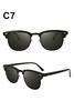 Gafas de Sol Polarizadas 3016 para Pesca, Protección Solar, Gafas de Sol de Moda Tendencia para Ciclismo, Gafas de Sol Retro para Hombres y Mujeres, Gafas de Sol con Tachuelas