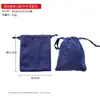 Bolsa para joyas bolsa pequeña de tela bolsa de terciopelo bolsa de terciopelo con cordón bolsa para polvo de joyas pulsera de joyería colgante venta al por mayor