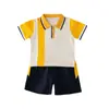 Uniforme Escolar Esportivo Infantil Primavera, Verão e Outono Uniforme de Classe para Alunos do Ensino Fundamental Conjunto de Uniforme para Jardim de Infância Novo Estilo