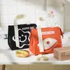Bolsa Lonchera Aislada de Mano de Gran Capacidad a la Moda Venta al por Mayor Estudiante Simple Impermeable Bolsa Aislada de Papel Aluminio Engrosado Bolsa para Bento
