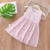 Vestido de Verano para Niñas con Flores Estilo Princesa Vestido de Playa Nuevo de Verano Vestido Camisola de Algodón y Seda