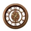 Reloj de Pared Retro Europeo al por Mayor 11 pulgadas Recortado Creativo Reloj de Pared Sala de Estar Redondo Estilo de Lujo Ligero Reloj de Pared