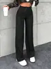 Pantalones de Color Sólido Simples Diarios de Negocios para Mujer Pantalones Casuales de Amazon Pantalones para el Trabajo Pantalones de Pierna Recta Transfronterizos