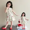 Vestido Chaleco de Verano Colorido con Lunares para Bebé Niña 2026 Nuevo Estilo de Verano Dulce Vestido de Princesa con Encaje para Niña Pequeña
