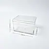 Caja de Exhibición Acrílica de Alta Transparencia Cuadrada de Plástico PS Almacenamiento de Figuras Modelo Diseño a Prueba de Polvo Admite Personalización Al Por Mayor